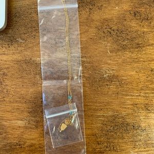 Satya 18k gold plated turquoise pathways necklace